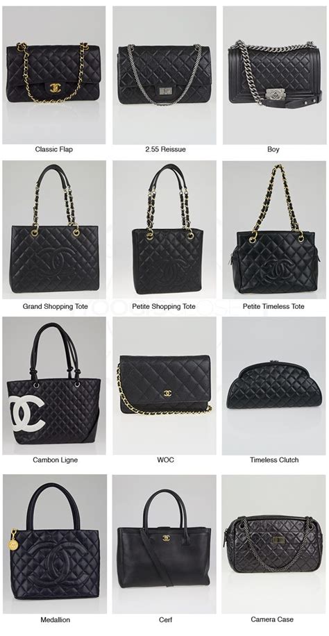 chanel classic bag name